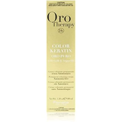 Fanola Oro Therapy Color Keratin Puro 6.1 Dark Ash Blonde 100Ml