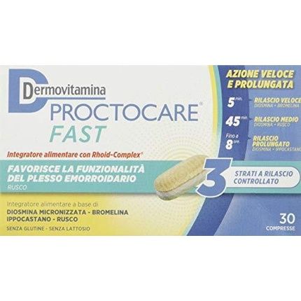 Proctocare Fast Dermovitamin 30 Tablets