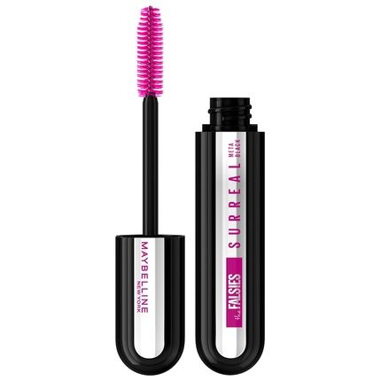Maybelline New York Mascara With False Eyelash Effect Hybrid Fiber Technology And Lengthening Helix Brush The Falsies Surreal Mascara 10Ml
