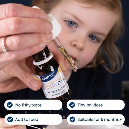 Efamol Kids Omega 3 Dha Drops Brain Support Supplement Sugar Free - Image 3