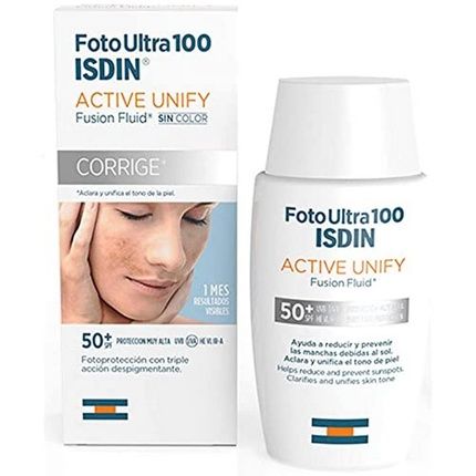 Isdin Uv Care Fotoultra Active Unify Sunscreen Lsf 50+