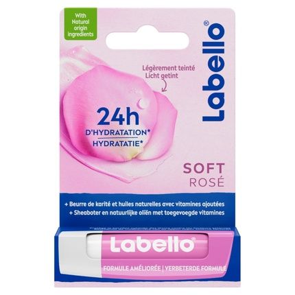 Labello Soft Rose Stick Blister - Lip Care