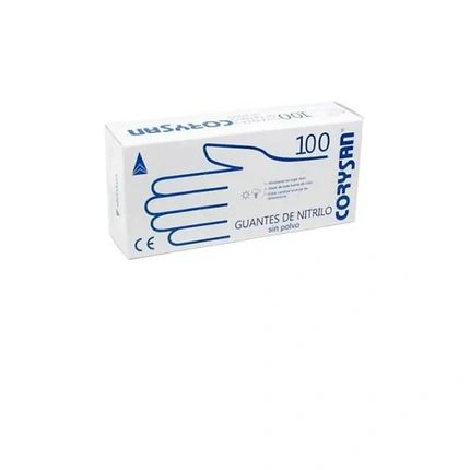Corysan 301527 Nitrile Gloves, Blue, P