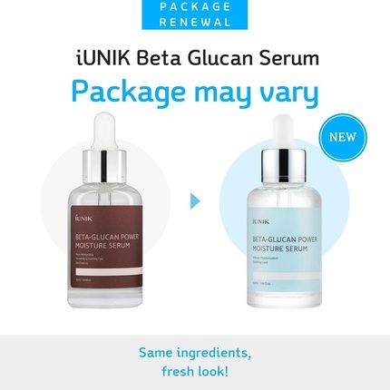 Iunik Beta-Glucan Power مصل نباتي للترطيب العميق 400,000 جزء في المليون مكثف