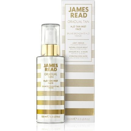 James Read H2O Gradual Self Tanning Spray Tan For The Face Light To Medium Tone 100Ml