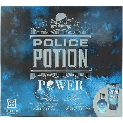 Police Potion Power 2 Piece Gift Set Eau De Parfum 30Ml Shower Gel 100Ml