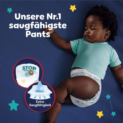 Pampers Night Diapers Pants Size 6 (15+Kg) Baby-Dry Monthly Box 138 Pants Size 6 138 Pieces New - Image 3
