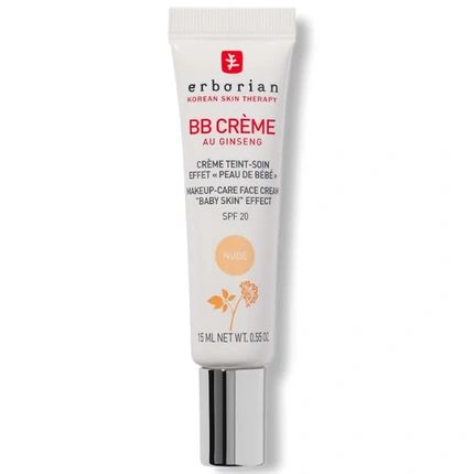 Erborian Bb Cream With Ginseng Nude Spf 20 15Ml Makeup Care Face Cream