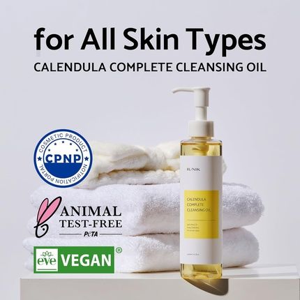 Iunik Calendula Complete Deep Vegan Cleansing Oil 200Ml