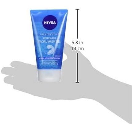 Nivea Daily Essentials Refreshing Face Wash Gel 150Ml - Image 3