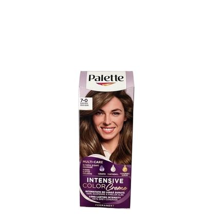 Palette Intensive Color Creme 7-0 Middle Blonde Permanent Hair Color