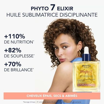 Phyto Paris Phyto 7 Elixir Disciplining Sublimating Oil 100Ml