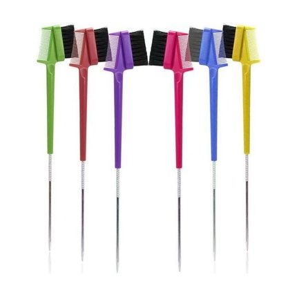 Dreamfix Double Sided Edge Brush Color Mix - Perfect For Precise Makeup Application
