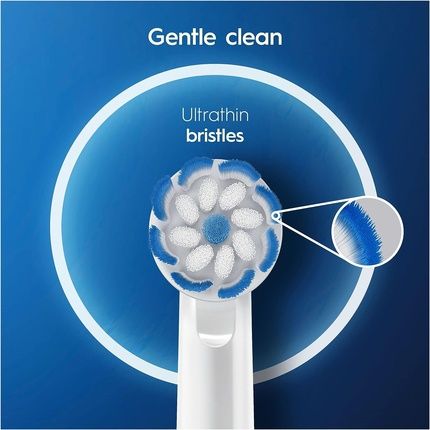 Oral-B Sensitive Clean Replacement Toothbrush Heads 4Pcs - Image 3