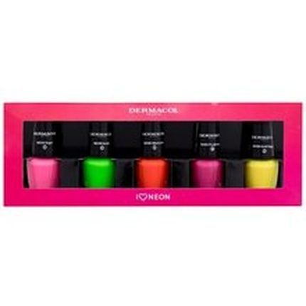 Set Of Neon Nail Polishes 2023
