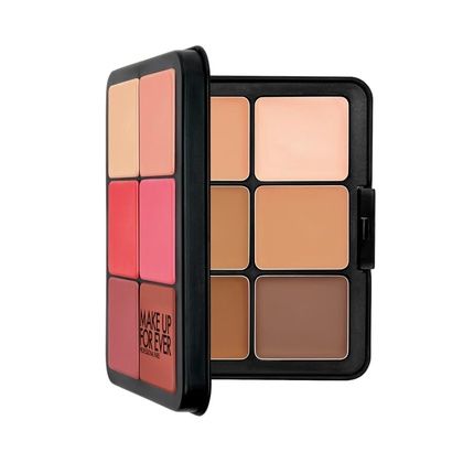 Hd Skin Face Essentials Palette With Highlighters Light To Medium Harmony 1 By Make Up For Ever For Women Face Cheek