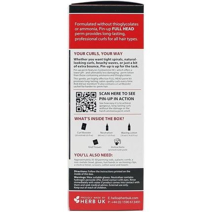 Pin Up Full Head Home Perm Kit At Home Perming For Long Lasting Natural Results - Image 3