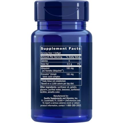 Life Extension Super Ubiquinol Coq10 With Enhanced Mitochondrial Support 60 Softgels 100Mg