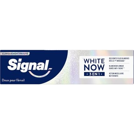 Signal White Now 3 In 1 Toothpaste Essential Longlasting Whitening
