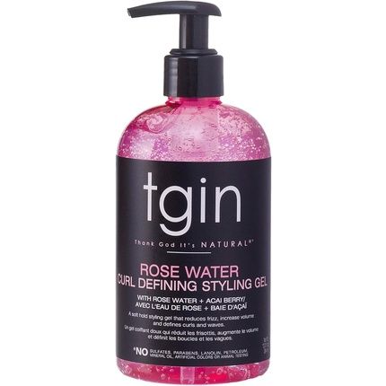 Tgin Rose Water Defining Styling Gel For Natural Hair - Curls And Waves