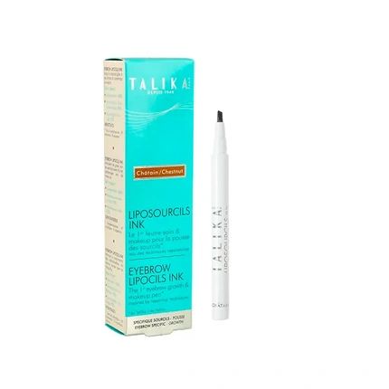 Talika Eyebrow Lipocils Ink Chestnut Brow Color And Growth Booster 0.8Ml