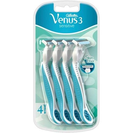 Venus 3 Sensitive Women'S Disposable Razors 4 Count