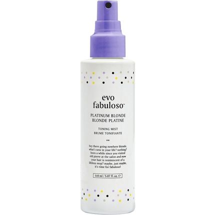Evo Fabuloso Platinum Blonde Toning Mist 140Ml