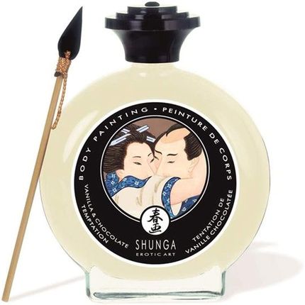 Shunga Edible Body Paint Tempting White Vanilla Chocolate