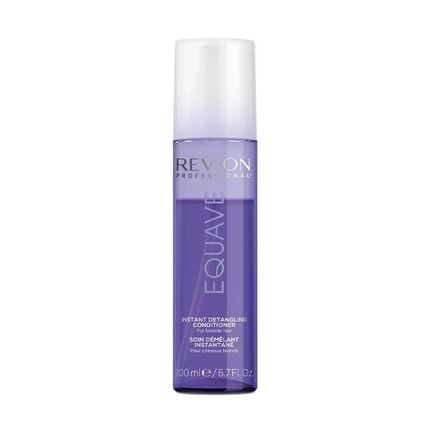 Revlon Equave Instant Detangling Conditioner For Blonde Hair 200Ml Antibrassiness Formula