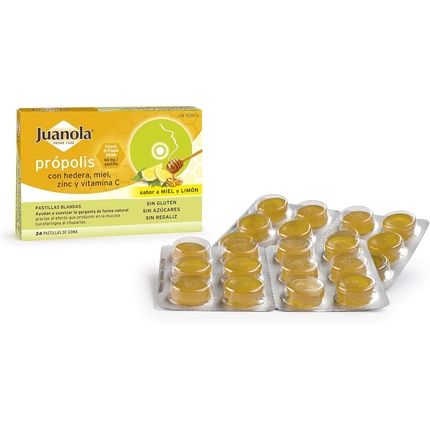 Juanola Propolis Hedera Honey 24 Tablets