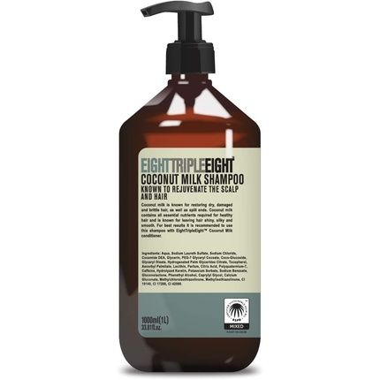 Eight Triple Eight Coconut Shampoo 1000Ml