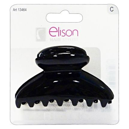 Gabbiano Pinza 13464 Large Classic Black Hair Clip