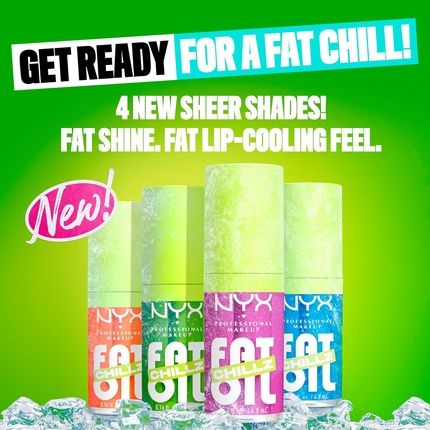 Nyx Professional Makeup Fat Oil Chillz Moisturizing Shiny Vegan Tinted Lip - Image 3