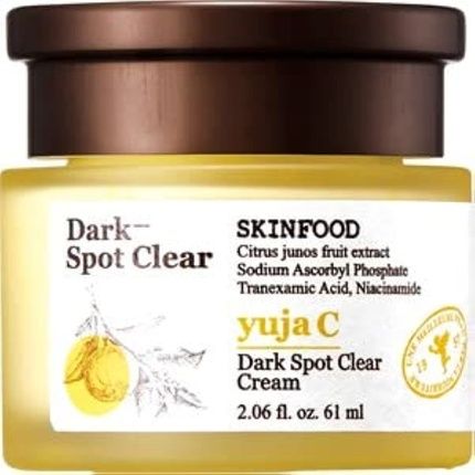 Skinfood Yuja C Dark Spot Clear Cream 2.06 Fl.Oz Niacinamide Triple Blemish Care - Skin Corrector