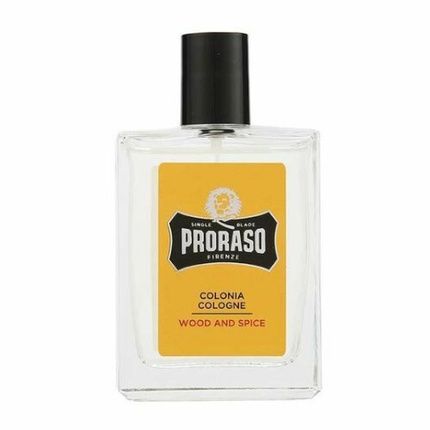 Proraso Wood And Spice Cologne 100Ml Men'S Fragrance With Earthy And Warm Notes