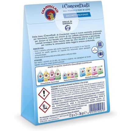 Chanteclair Concentrated Sea Salt And Lotus Flower Scented Sachets