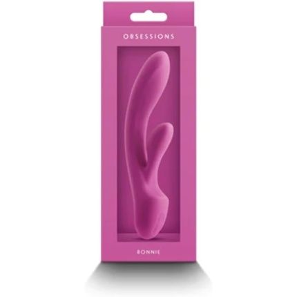 Ns Novelties Obsessions Bonnie Dark Pink Vibrator 19.5 X 3.1 X 3.8 Cm