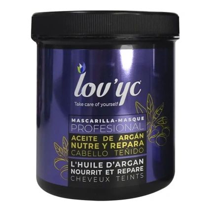 Lov'Yc Professional Hair Mask With Argan Oil For Nourishing And Repairing Colored Hair 23.7 Fl Oz