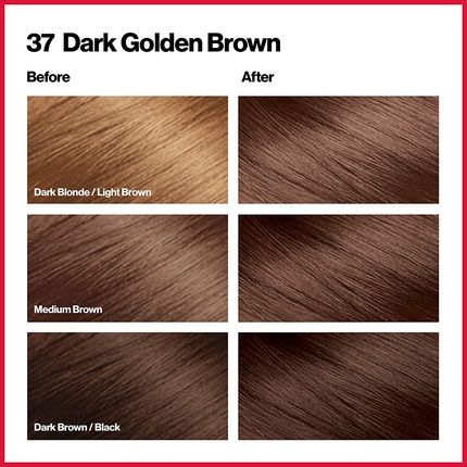 Revlon Colorsilk Ammonia Free 37 Dark Golden Brown