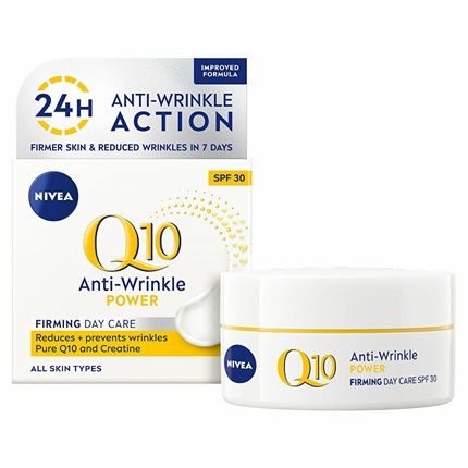 Nivea Q10 Plus Spf 30 Day Cream Firming Antiwrinkle Day Cream 50 Ml