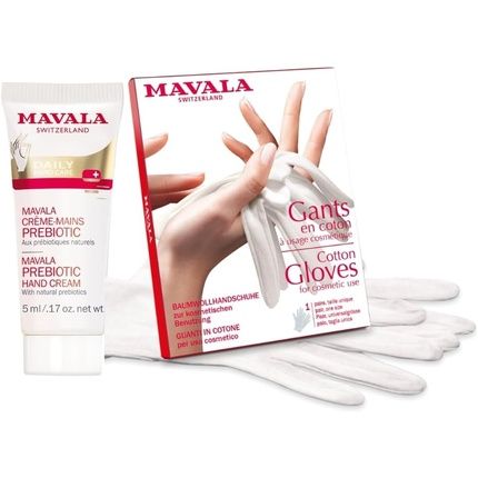 Mavala Prebiotic Hand Cream & Cotton Gloves