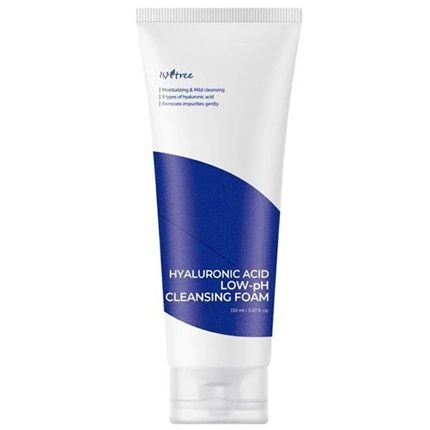 Isntree Hyaluronic Acid Low Ph Cleansing Foam 5.07 Fl.Oz - Creamy Texture For Dry And Neutral Skin