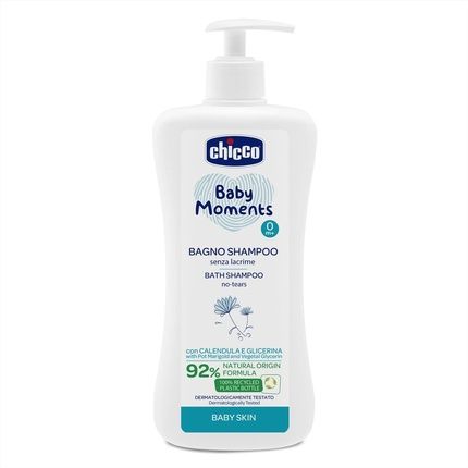 Chicco Baby Moments Bath Shampoo Without Tears For Sensitive Skin