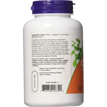 Curcumin Supplement 120 Capsules