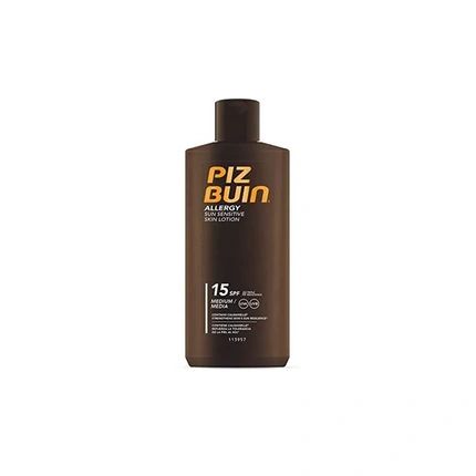 Piz Buin Allergy Sun Sensitive Skin Lotion Spf 15 200Ml Suntan Lotion For Sensitive Skin