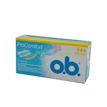 Johnson & Johnson Ob Pro Comfort Normal Tampons 16 Units