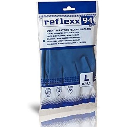 Reflexx R94/S Reusable Latex Gloves Two-Tone