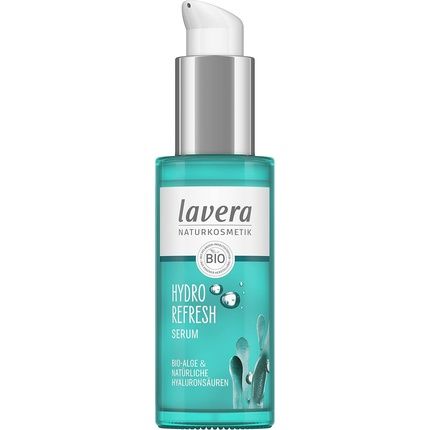 Lavera Hydro Refresh Serum Organic Algae Natural Hyaluron Acids Cosmetics Vegan Certified 30Ml