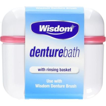 Wisdom Denture Bath With Rinsing Basket