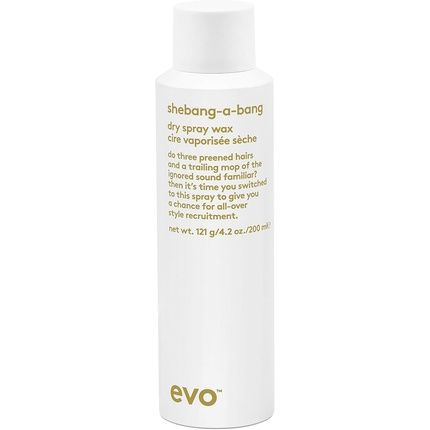 Evo Shebang-A-Bang Dry Spray Wax - Provides Texture, Flexible Hold And Matte Finish